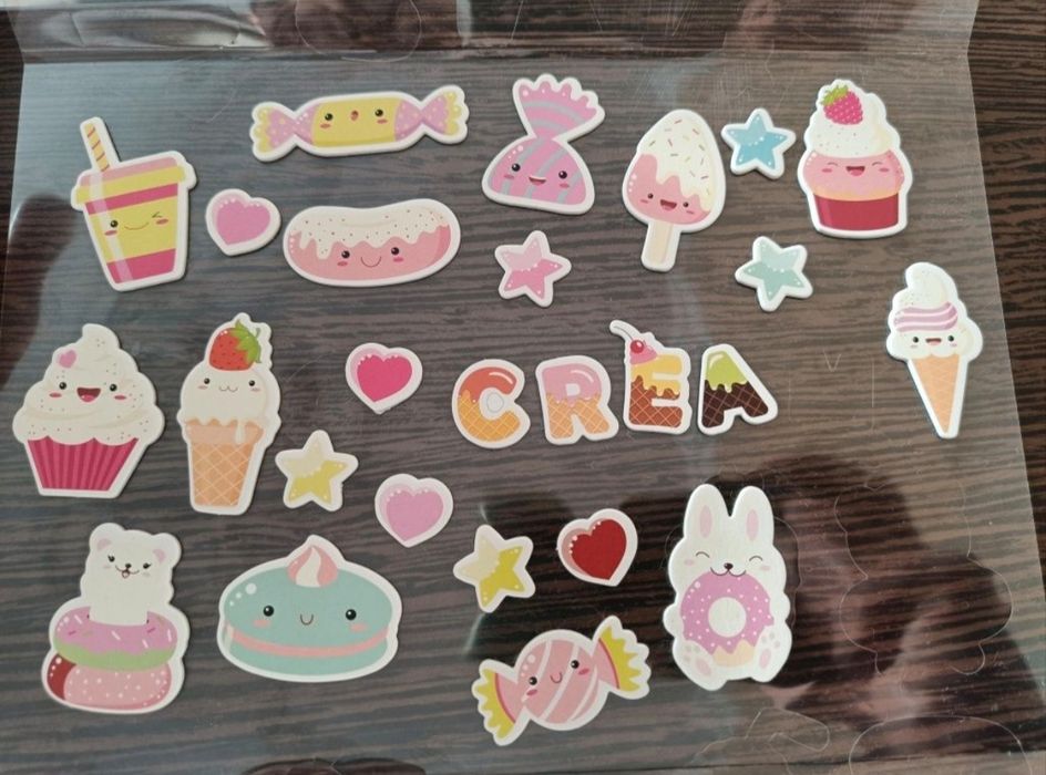 Наклейки, стикеры, стикерпаки на мягкой пене