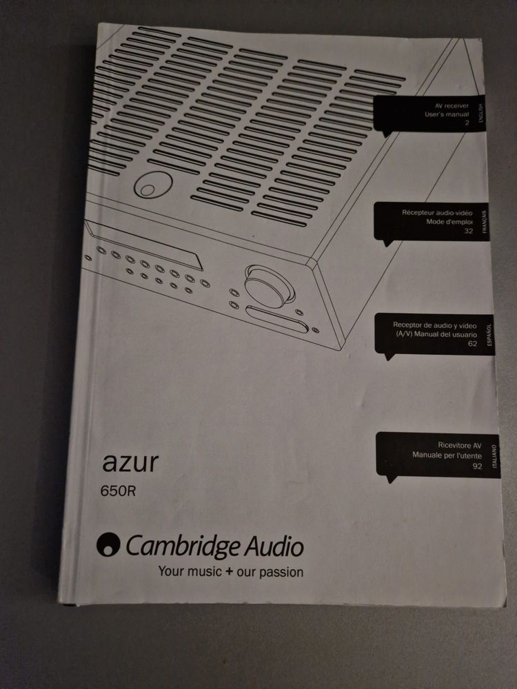 Amplituner Cambridge Audio Azur 650 R AV Receiver