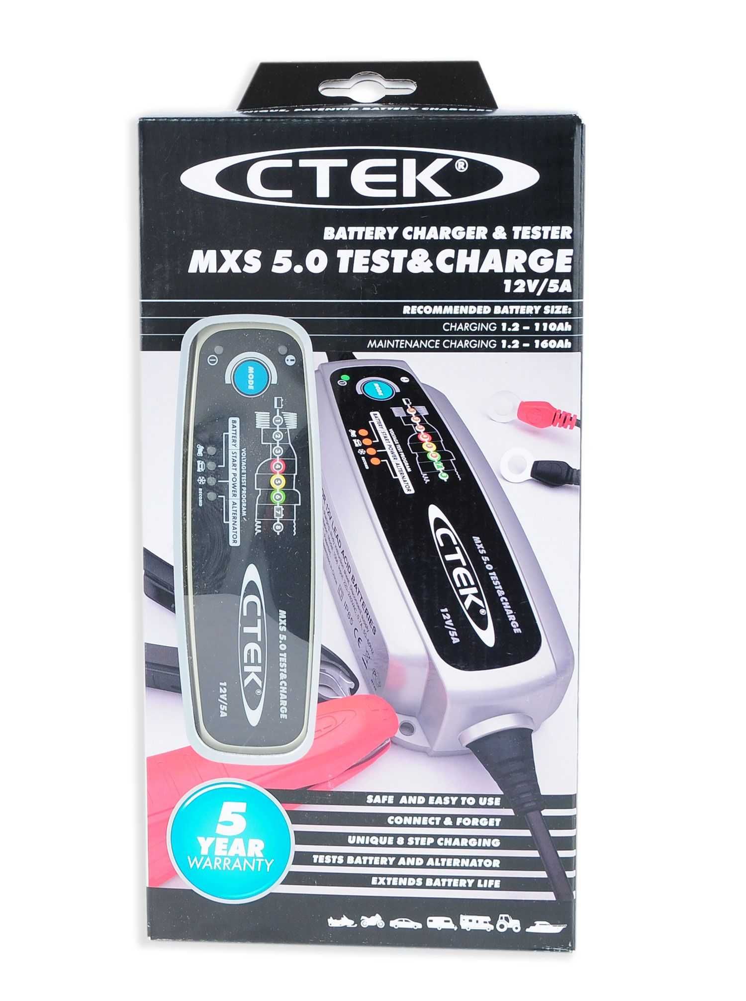 Зарядное устройство CTEK MXS 5.0 Test & Charge