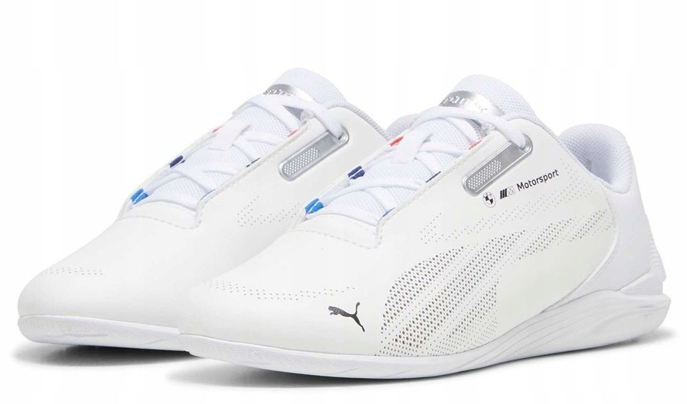 Buty Puma Bmw Drift Cat Decima 2.0 Jr Białe Damskie 38.5