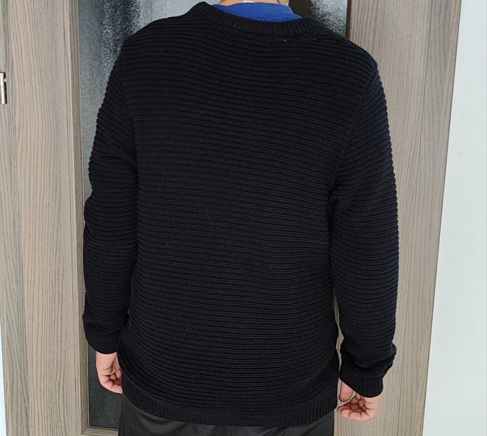 Męski sweter sweterek H&M S 100% bawełny