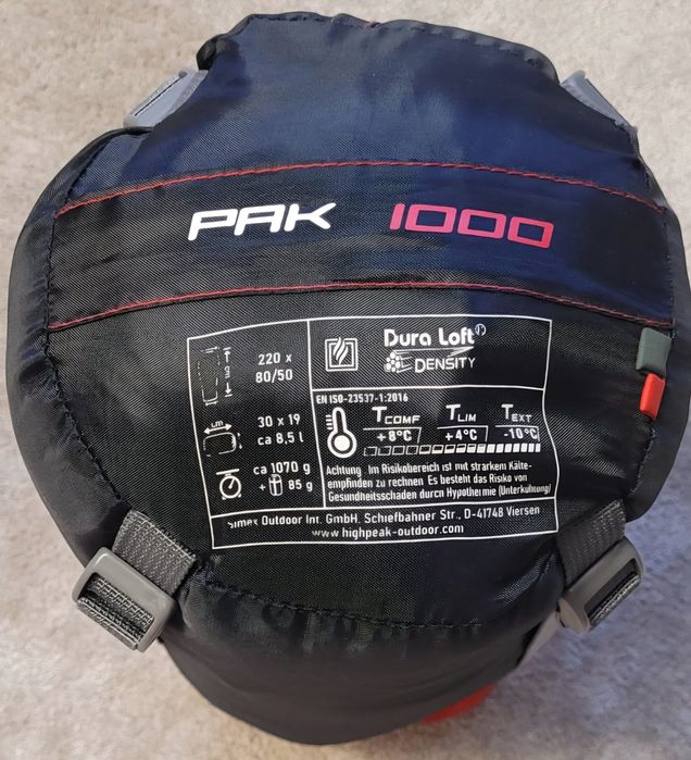 Śpiwór High Peak 220cm