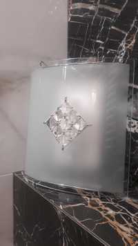 Lampa sufitowa Kinkiet Candellux Cristal plafon E27 biały-Stan IDEALNY