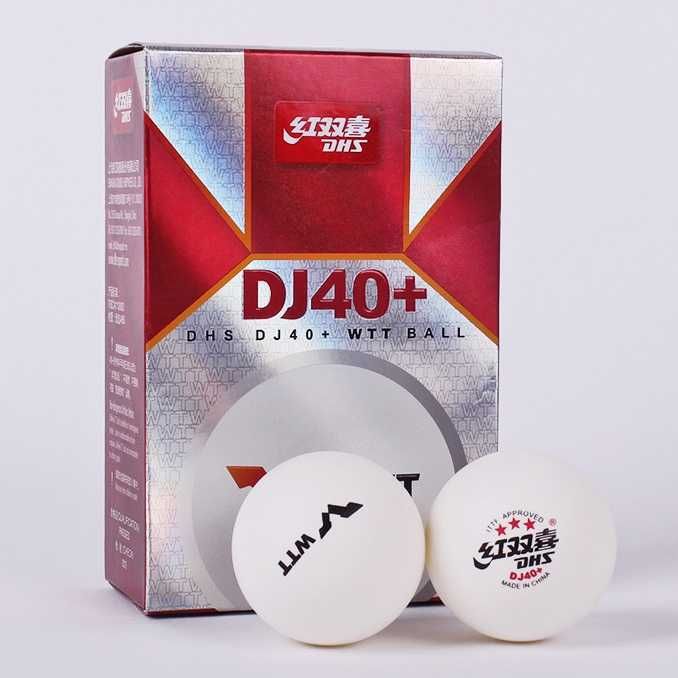 Мячи DHS 3* DJ40+ (6шт) ITTF WTT