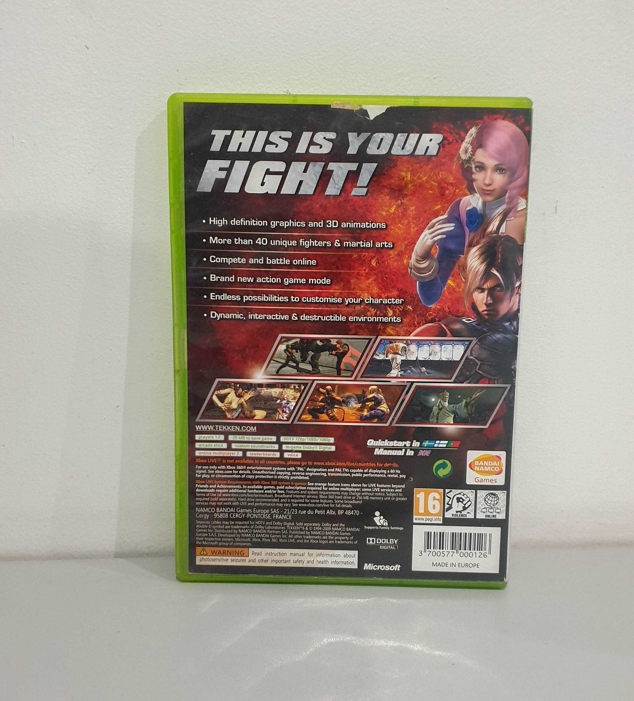 Gra Tekken 6 X360 2xAng