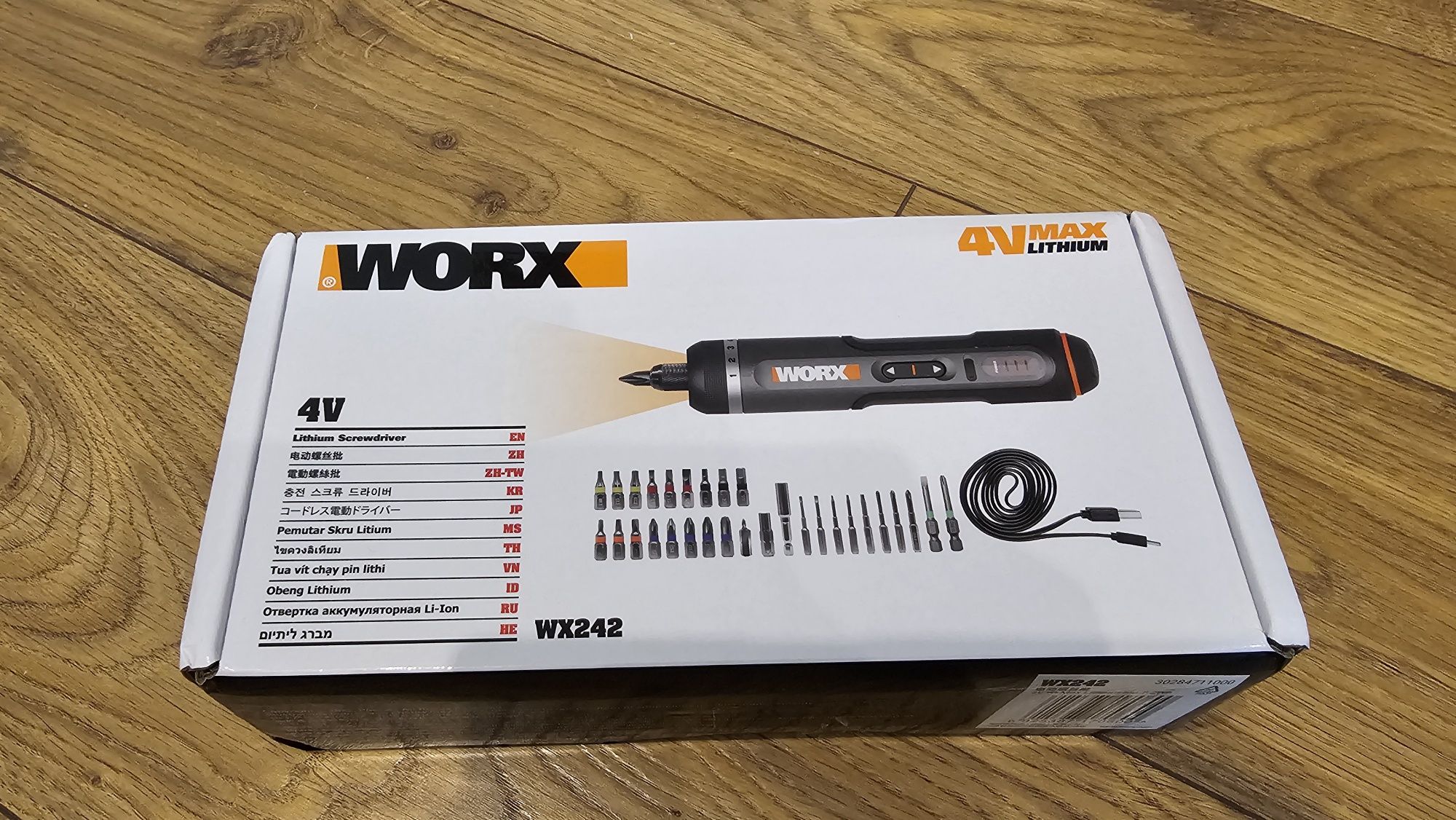 WX242 Worx, wkrętak elektryczny ze sprzęgłem