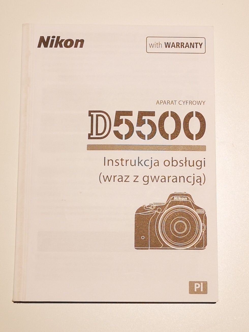 Nikon d5500 + Nikkor 18-200 VR  - 3416 zdj. przebiegu - jak nowy