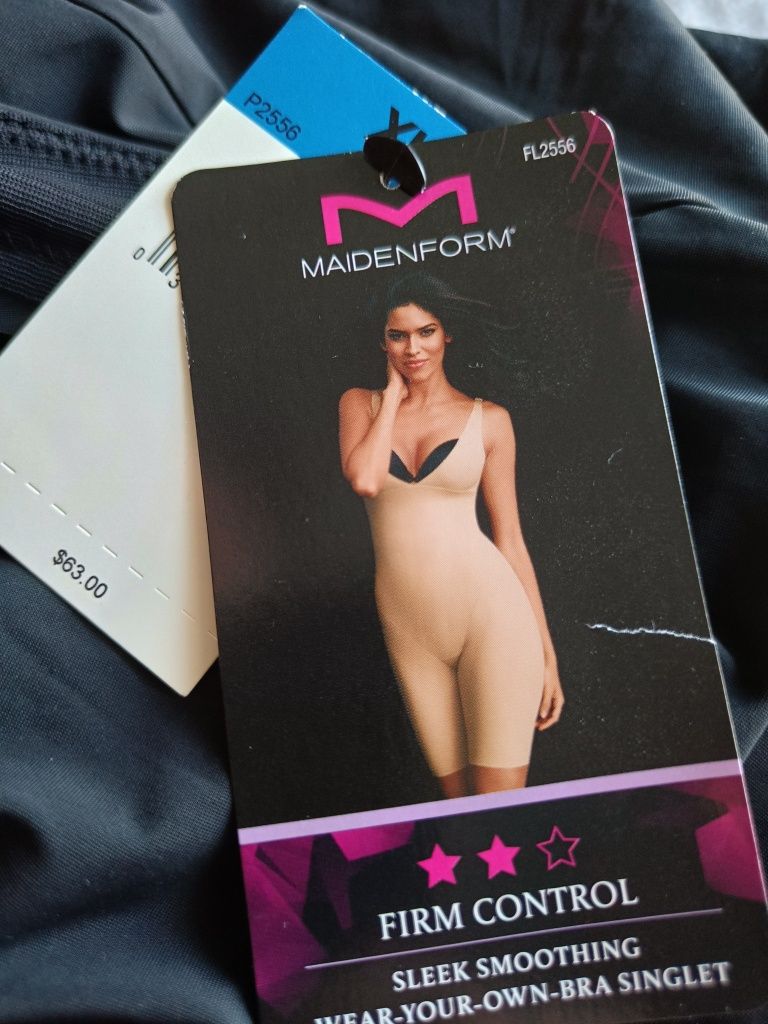 Nowe z metkami body wyszczuplające Maidenform XL z nogawkami