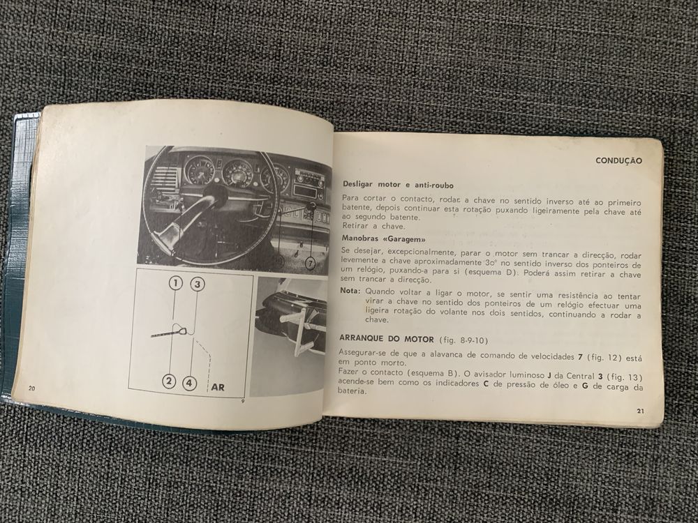 Manual de instrucoes Citroen DS - Boca de sapo