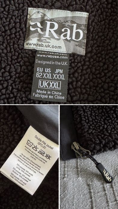 Rab Double Pile Jacket 2XL оригінал (флісова куртка шерпа gorpcore)