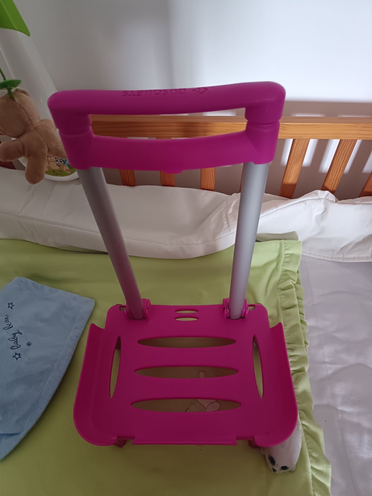 Carrinho Rodas para mochila