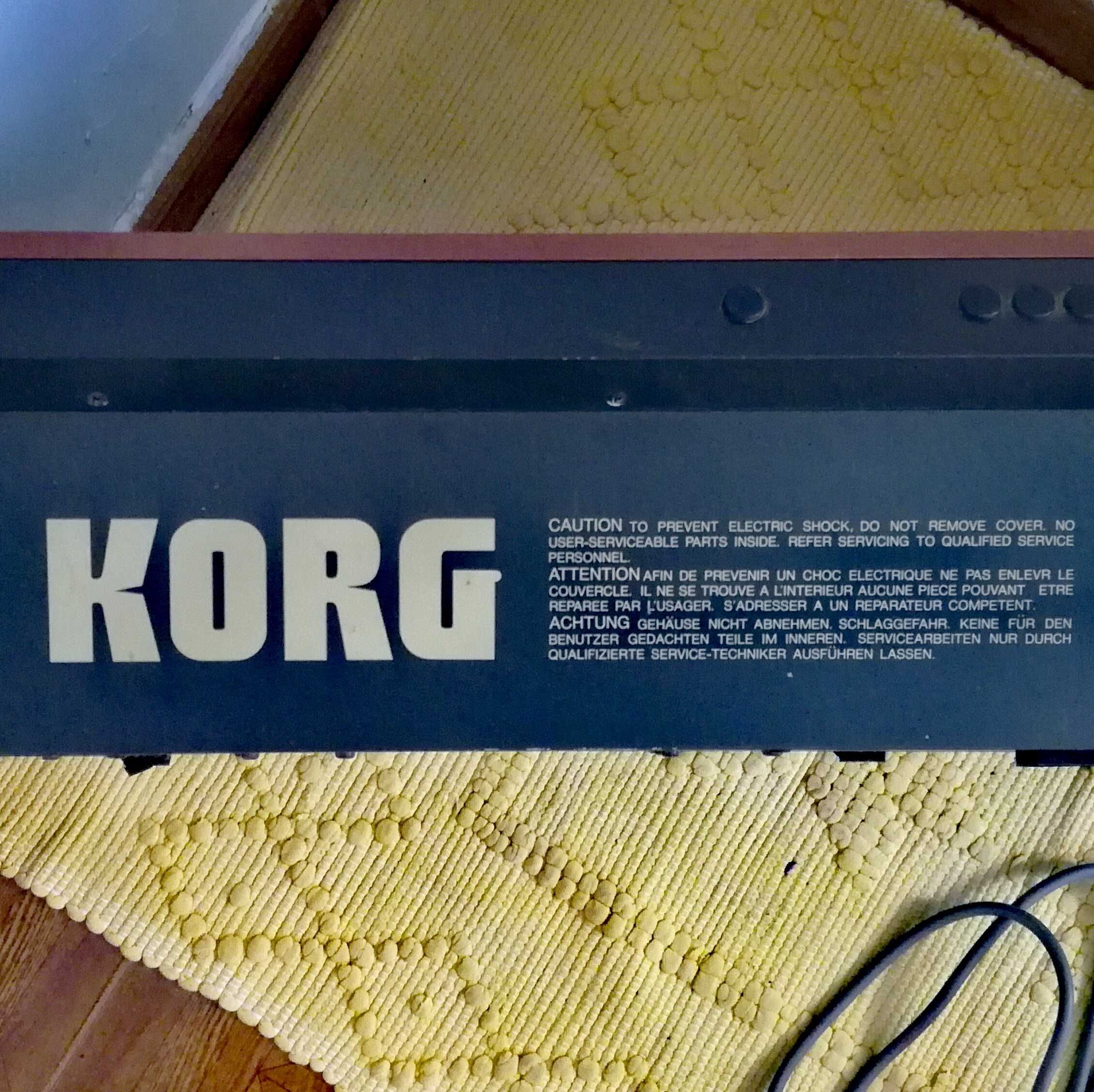 Korg Sigma de 1979 - Teclado de Coleção Mto Raro