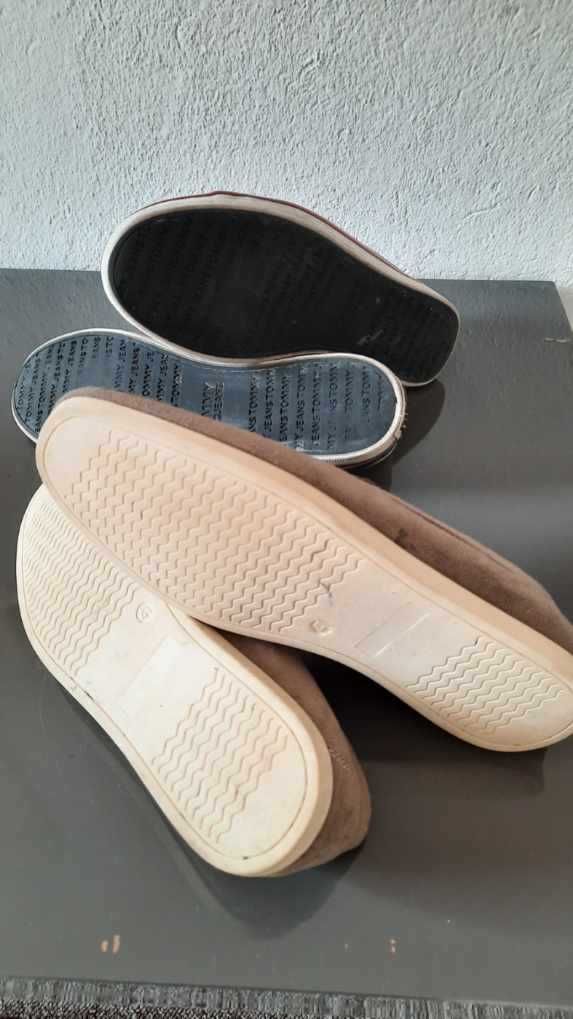 Buty męskie skóra zamsz trampki 41 dwie pary