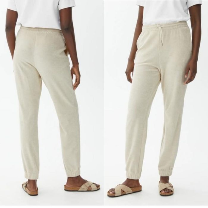 Arket махрові бавовняні жіночі штани джогери