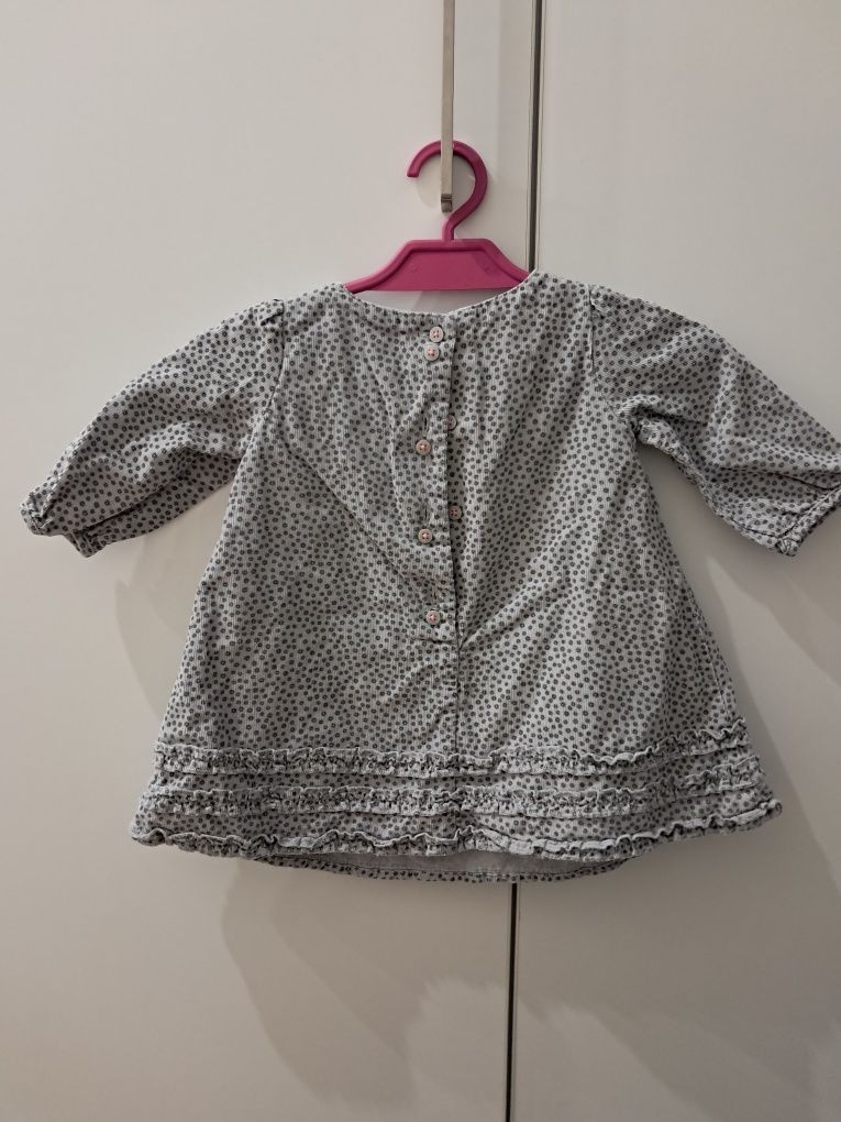 Sukienka 62/68 Marks & Spencer. Dlugosc calkowita 36cm