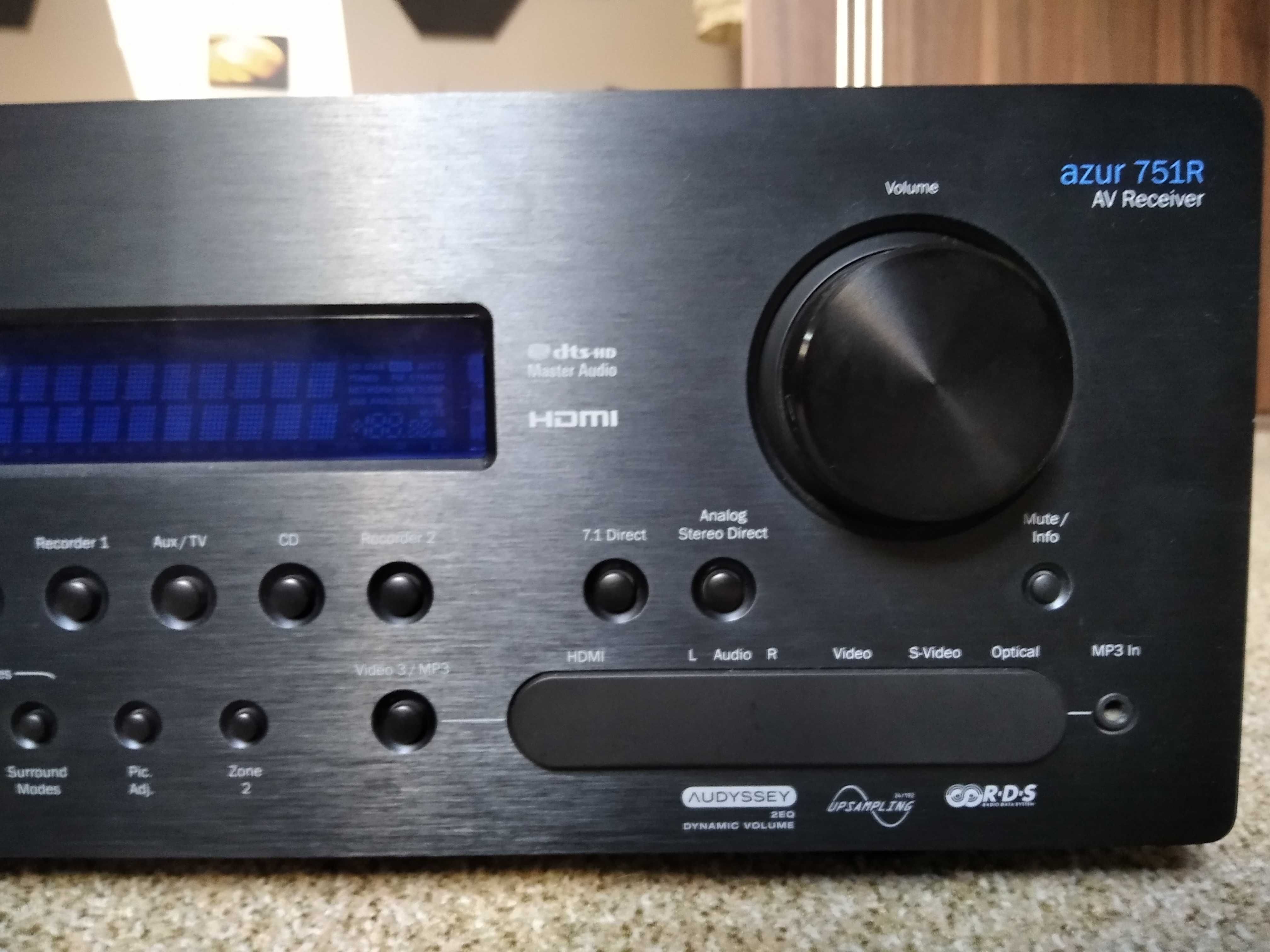 Amplituner 7.1 - CAMBRIDGE AUDIO AZUR 751R (z pilotem) super stan