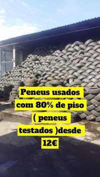 LOTS de peneus usados com 70%/80% de piso