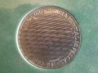 Conferência Mundial das Pescas FAO 1984, moeda 250$00 bnc, c/ carteira