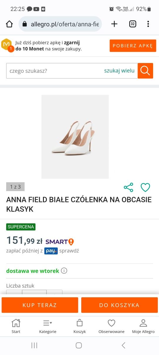 Buty białe szpilki ślubne Nowe