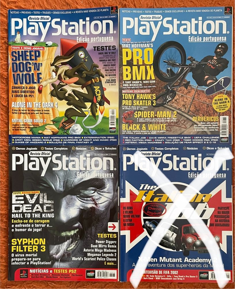 Revistas Playstation Portuguesas antigas