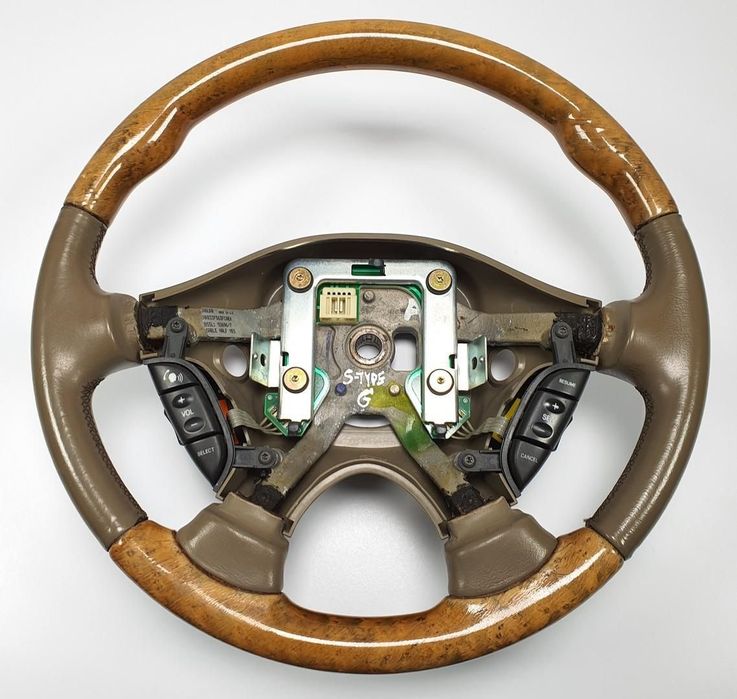 KIEROWNICA MULTIFUNKCJA DEKOR DREWNO JAGUAR S-TYPE XR83-3F563-FC