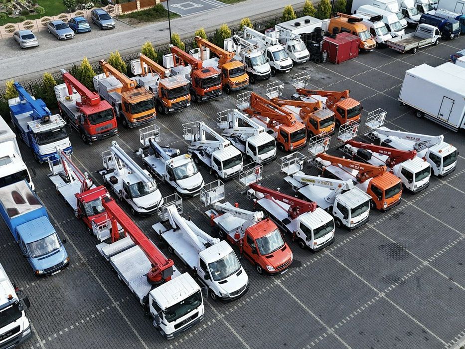 Nissan Zwyżka Podnośnik Koszowy 4X4 CABSTAR MAXITY SPRINTER  IVECO MAN Wysokość Podnoszenia 18m 20m 21m 22m 25m 26m 27m 28m 30m 33m