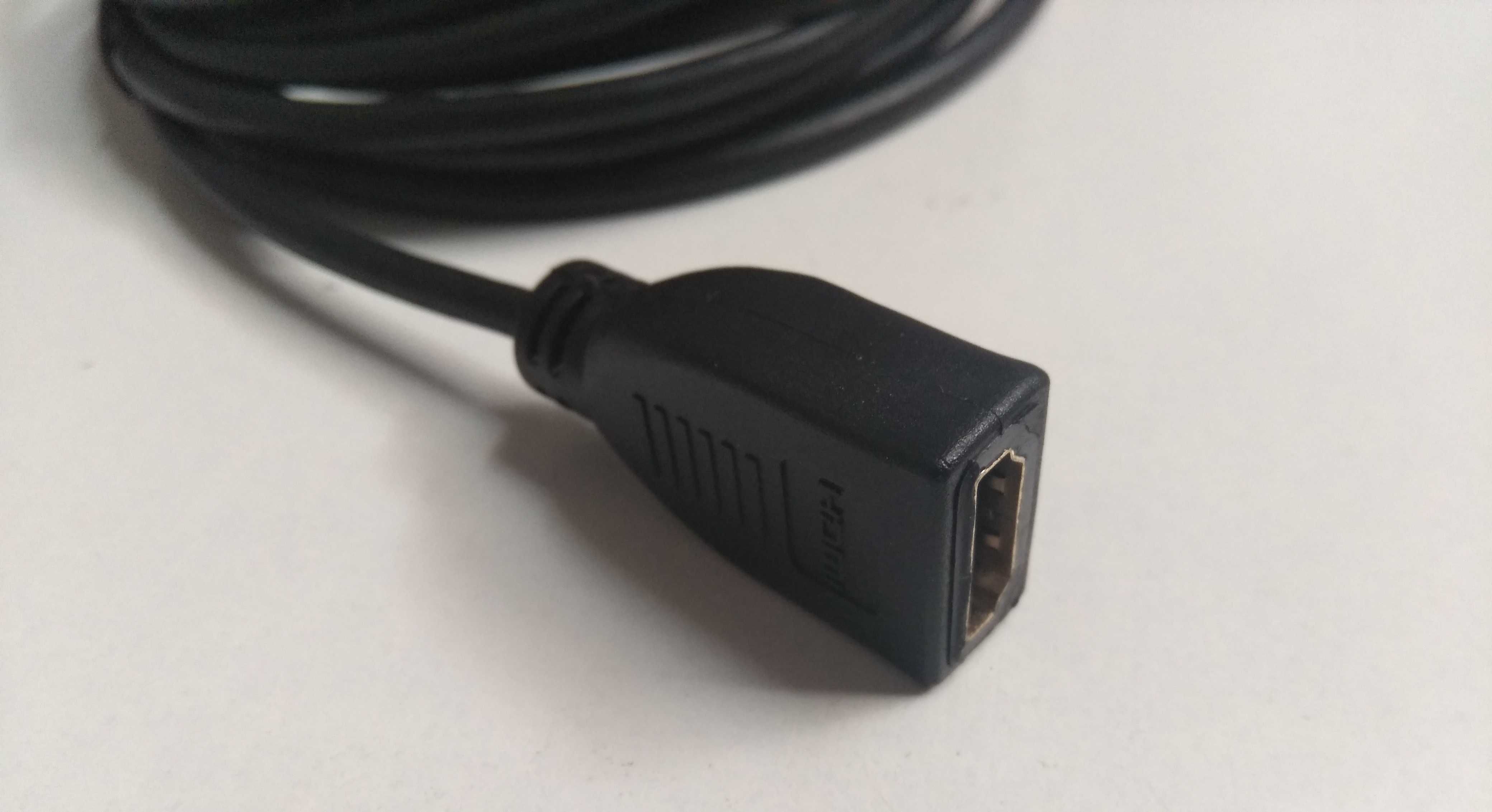 Conversor adaptador HDMI para VGA, cabo video, monitor LCD, Led