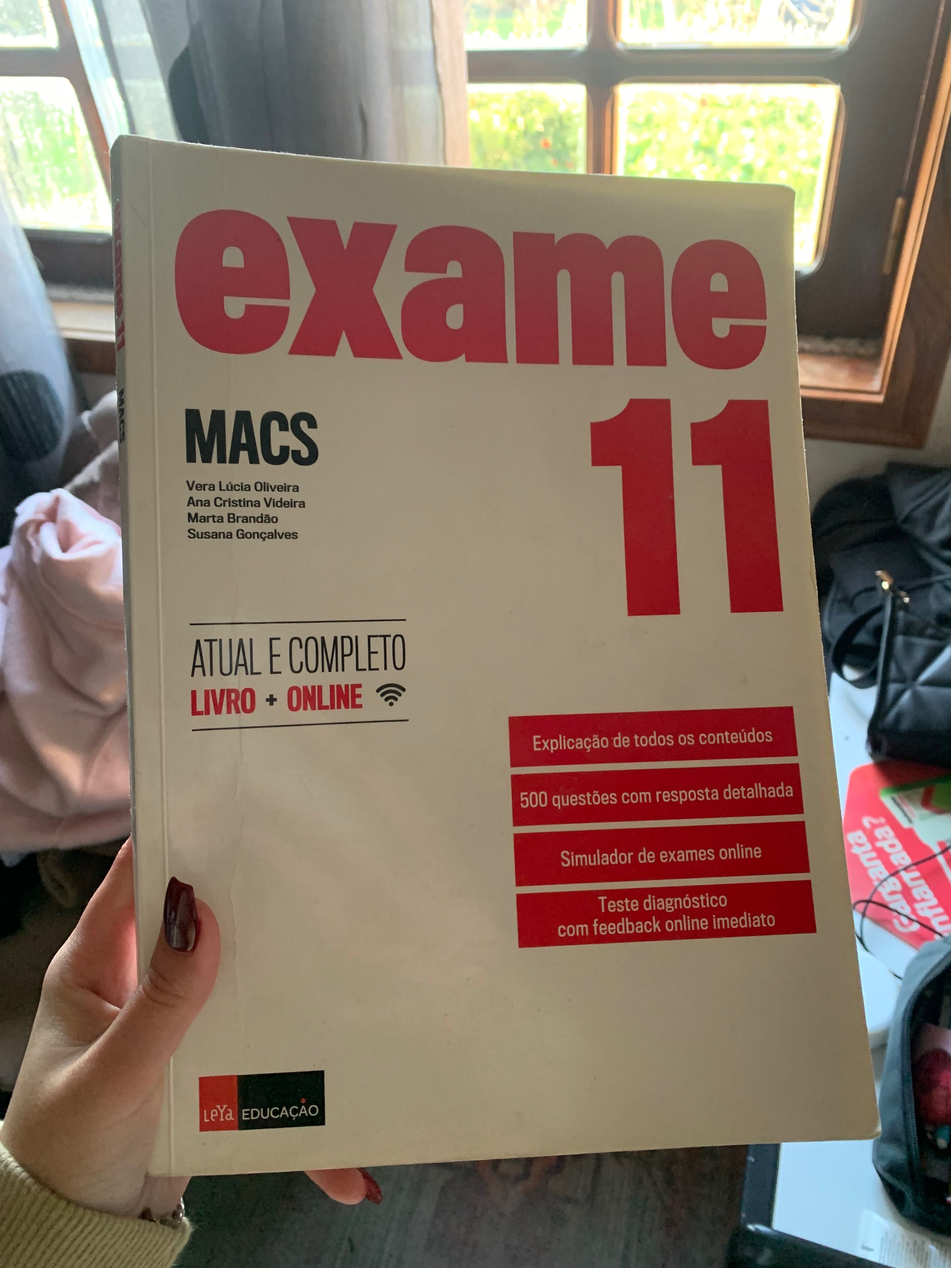 Livro de preparação para o exame nacional macs