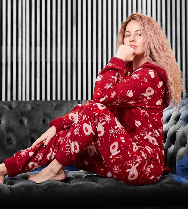 Попожама/Кігурумі/Комбінезон/Піжама тепла флліс — новорічний подарунок