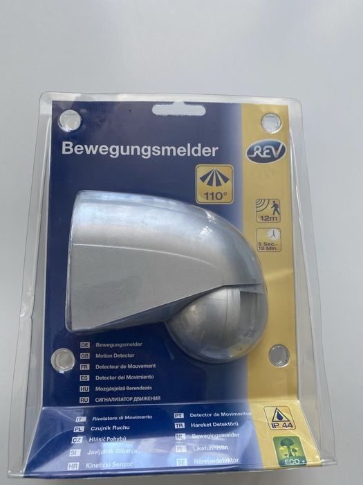 Детектор руху REV Ritter 0075110703 Bewegungsmelder AP 110°