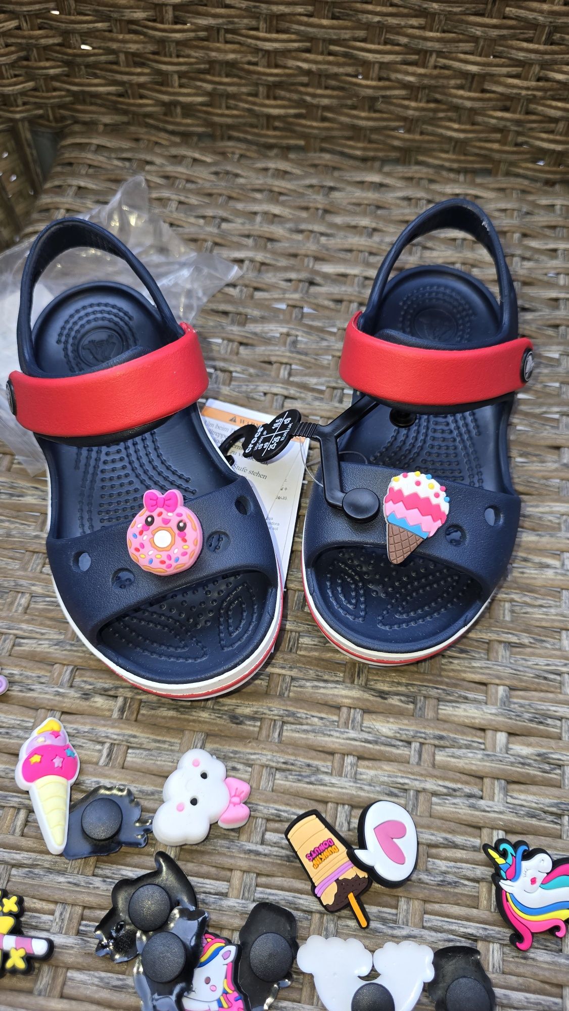 Дитячі сандалі для дівчат crocs bayaband c9 c10