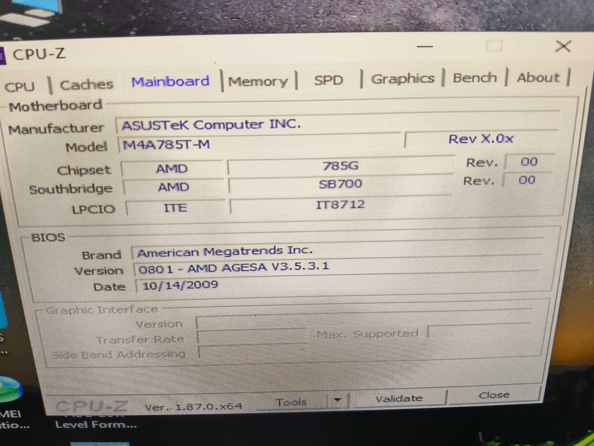 Комплект AMD X2 215 + Asus M4A785T-m + 6Gb DDR3