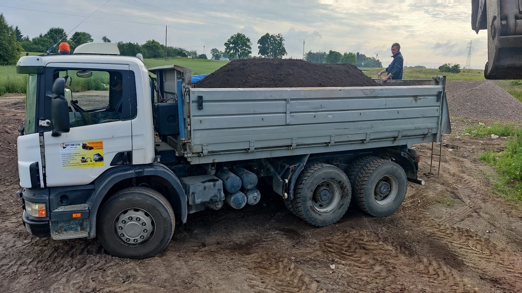 zwir,ziemia,piasek,kamien gabion,pospolka,transport wywrotka 5 - 10 -