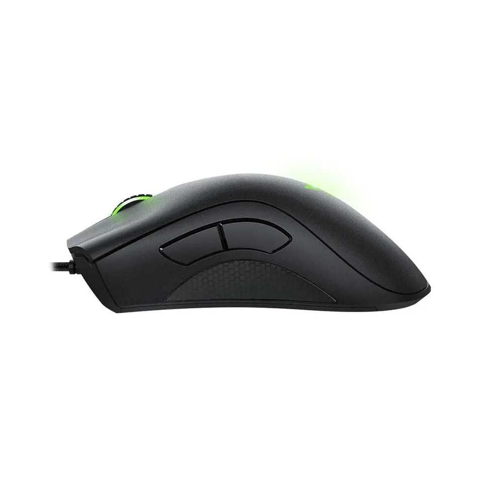 Чорна провідна ігрова миша Razer DeathAdder Essential, оптичний датчик