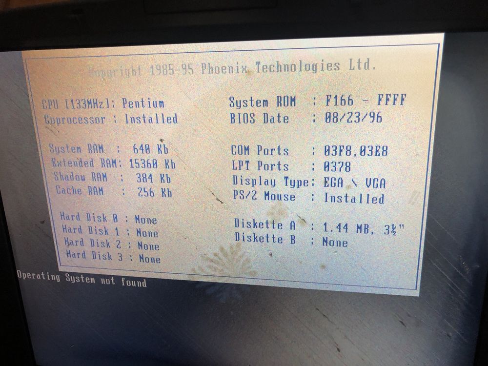 Portatil computador antigo NEC