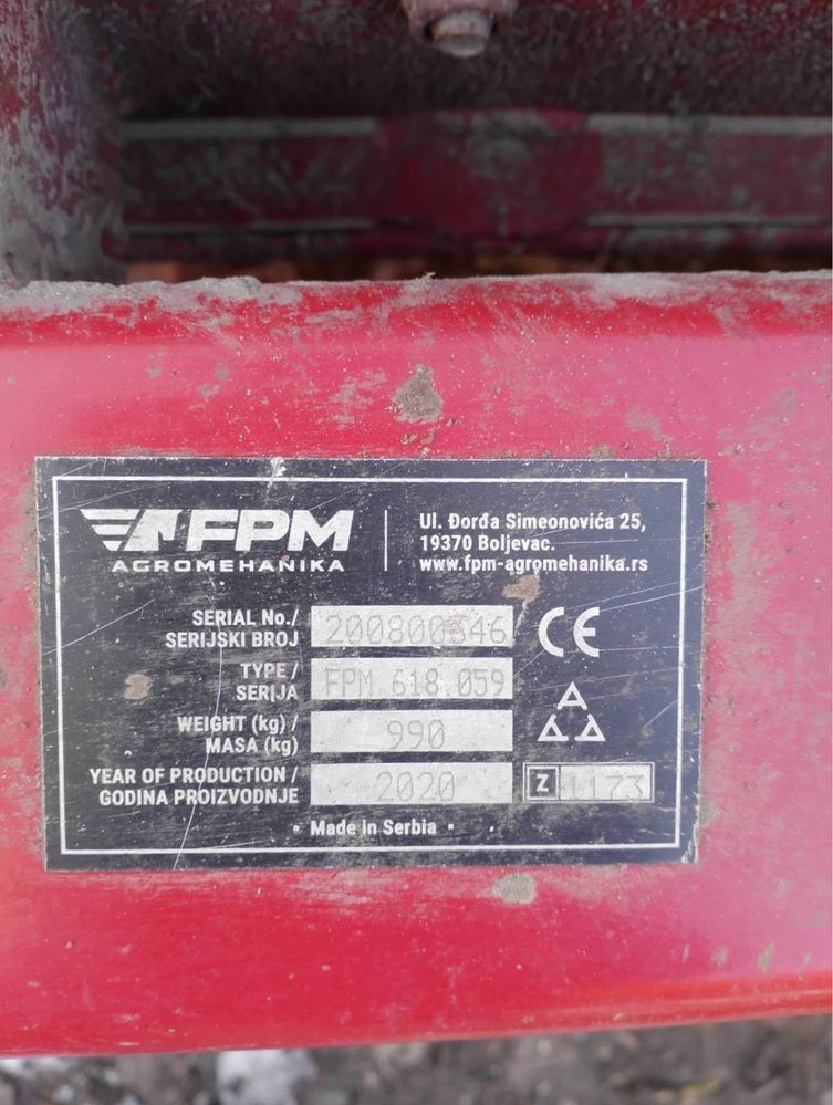 Продам мульчувач FPM-618.059