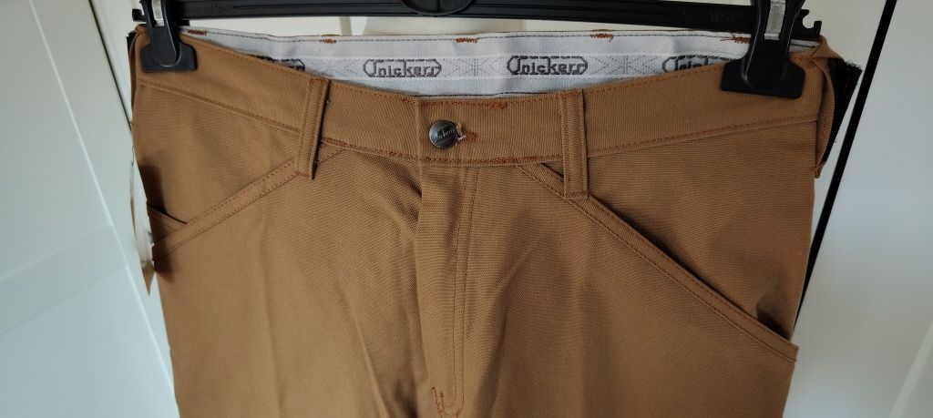 NOWE Spodnie robocze męskie Snickers workwear rozmiar 46 (S) beżowe