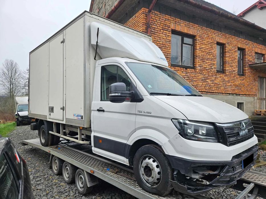 MAN TGE 5.180 , CRAFTER 2.0 TDI na Bliźniaku Kontener  do 3.5t Francja, winda, skrzynia automat DSG Pali ,jeździ