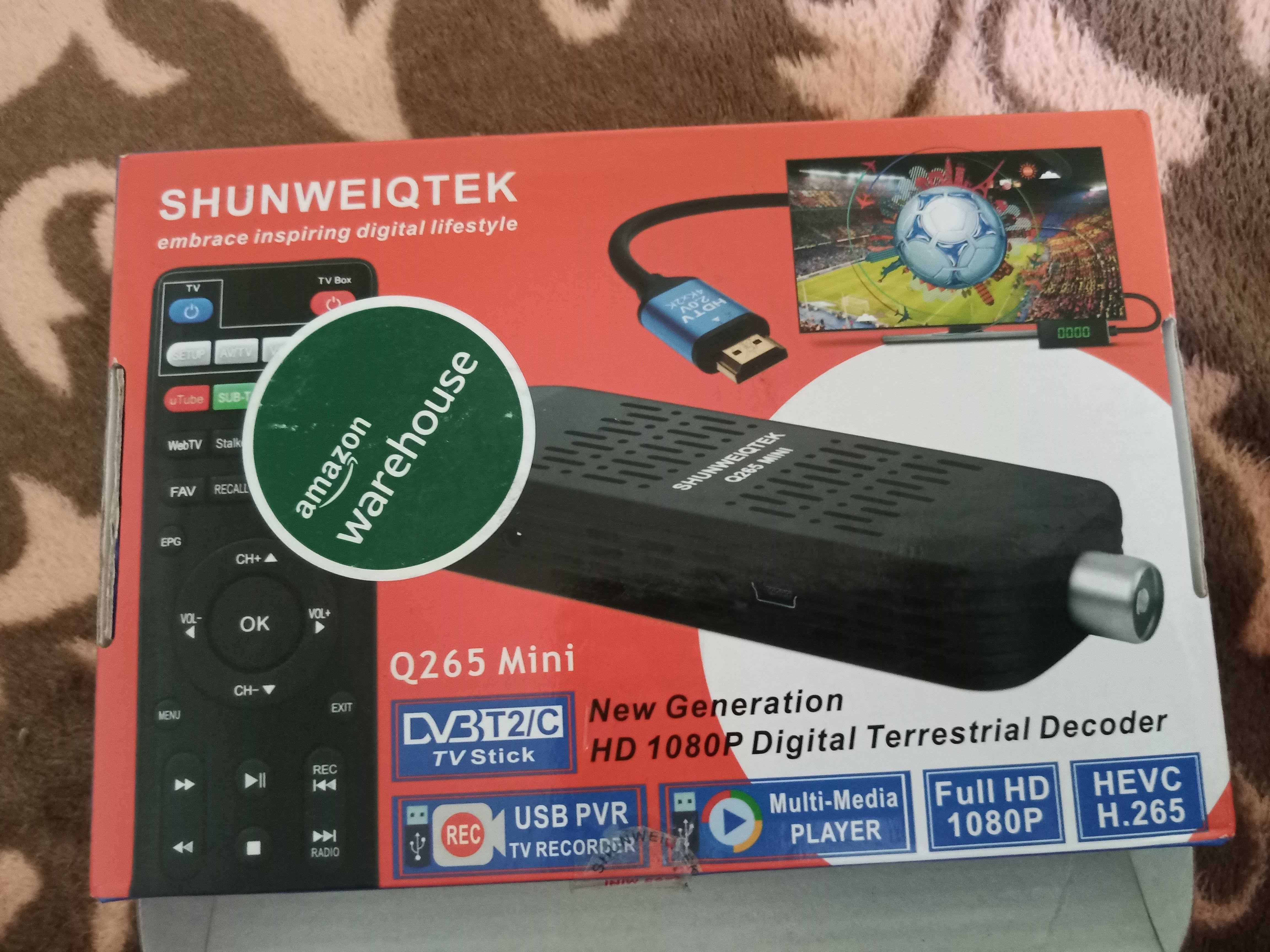 Тюнер dvb-t2 shunweiqtek q265 міні