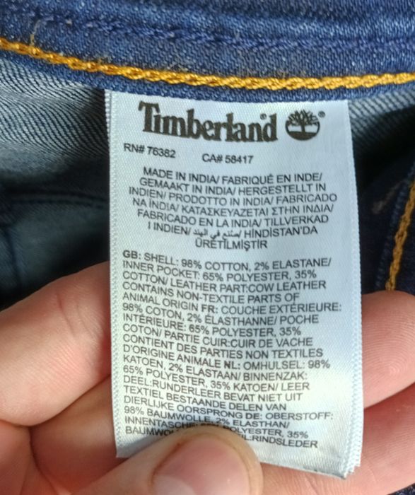 Nowe męskie spodnie jeansowe Timberland – W33 L32