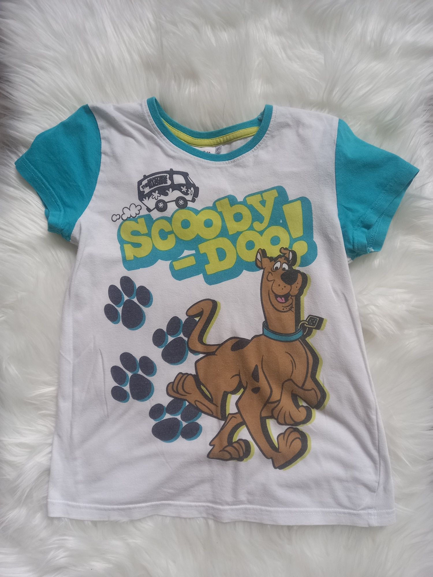 Koszulka T-shirt Scooby-Doo roz 122 cm Vintage 7 lat