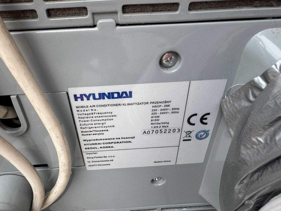 KLIMATYZATOR HYUNDAI HACO-08K od loombard krotoszyn