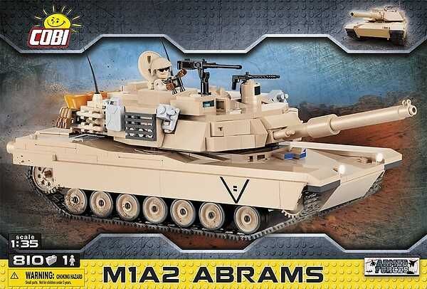 M1A2 Abrams amerykański czołg podstawowy COBI 2619