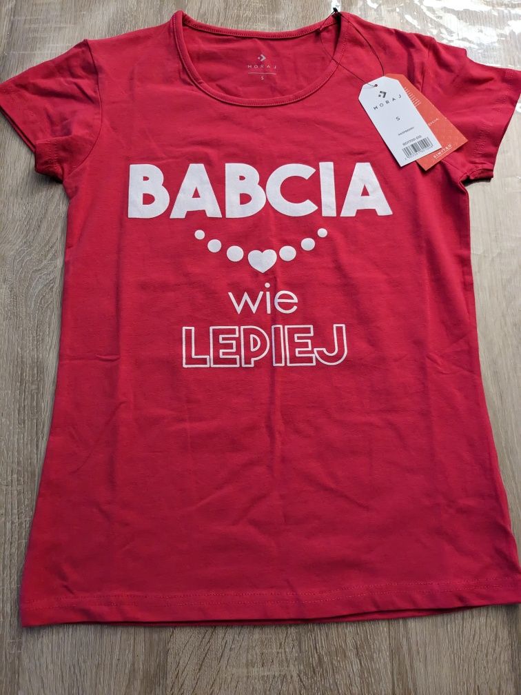 T-shirt, prezent, Babcia