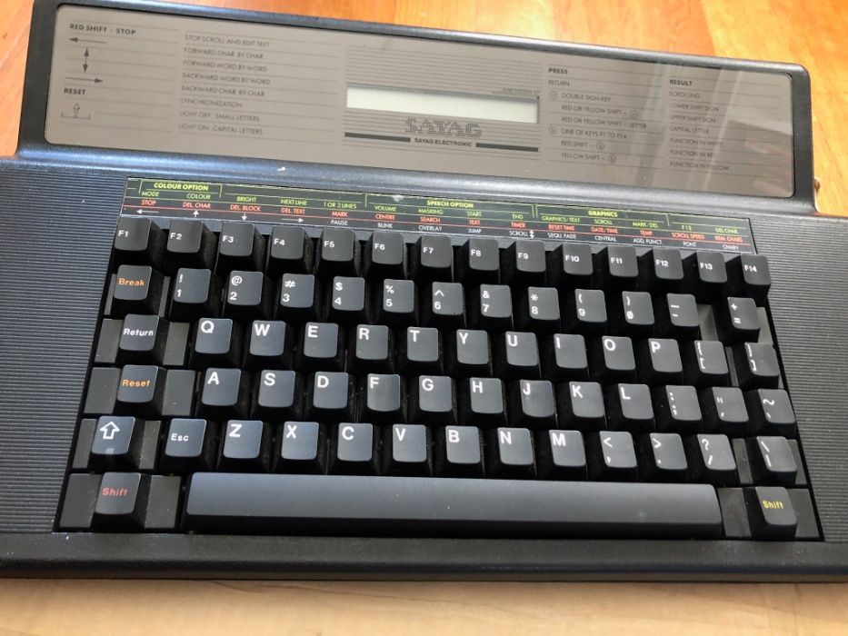 Teclado de Painel Luminoso anos 80 "Sayag"