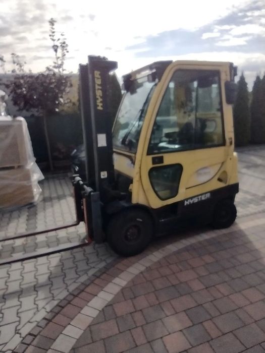 Hyster 1.6  Wózek widłowy Hyster 1,6 Diesel, z 2008, pozycjoner