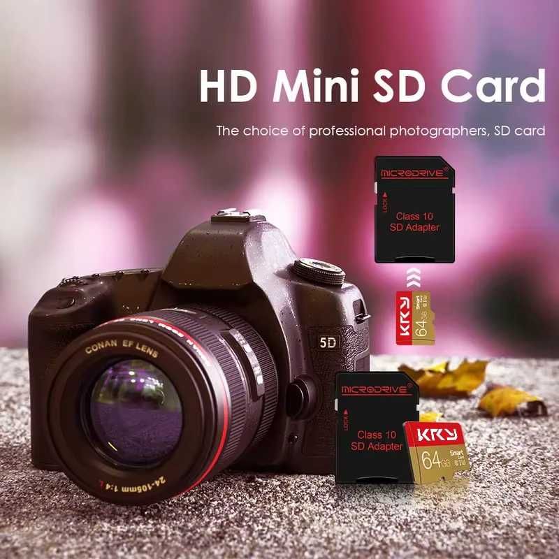 Karta pamięci Micro KRY SD 64GB U3 C10 + adapter