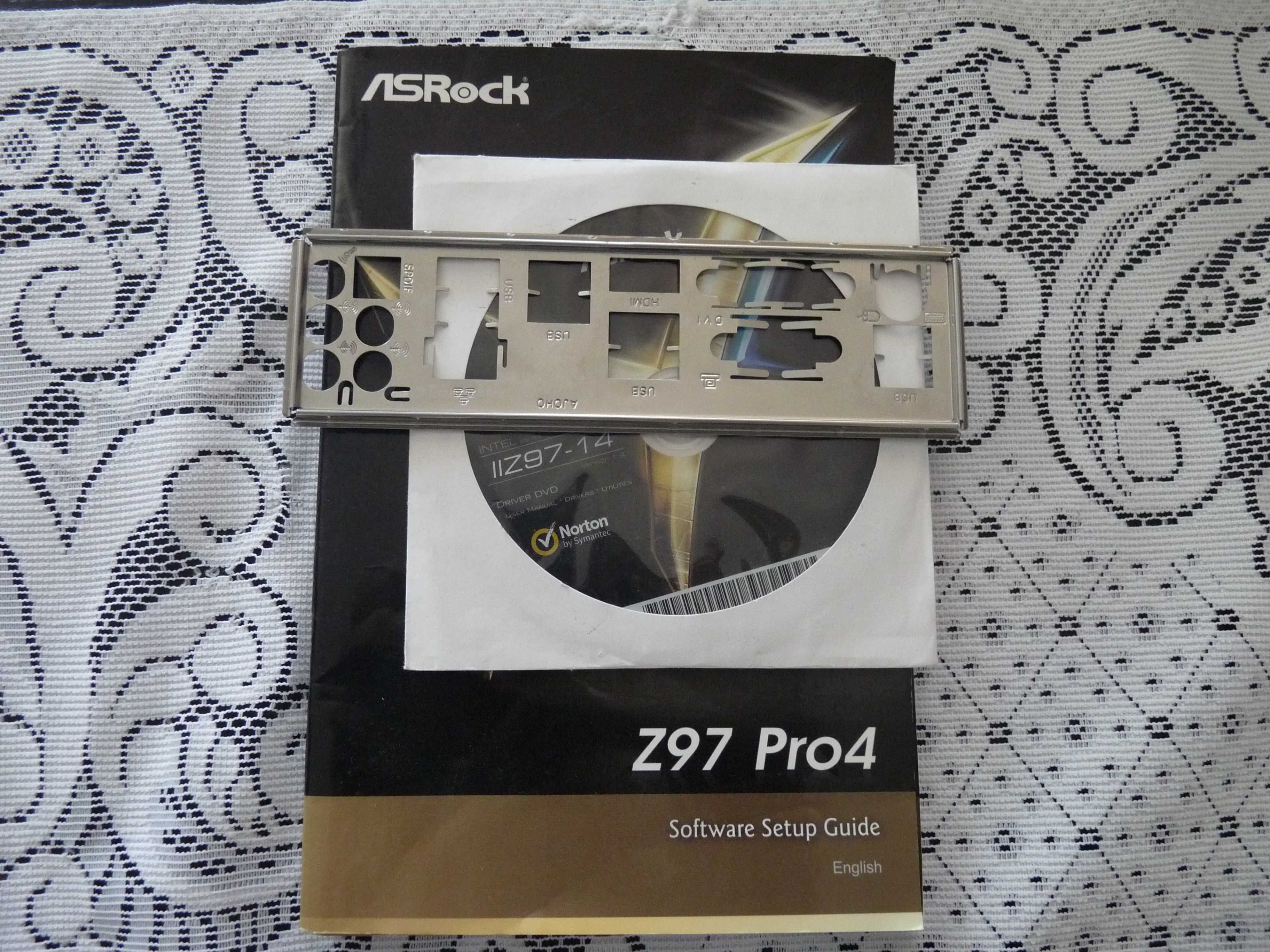 Płyta główna Asrock Z97 Pro 4, Intel I5 4690K, HyperX 2x4GB, Fera 2