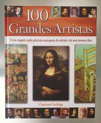 Livro 100 Grandes Artistas, do Círculo de Leitores 
Novo