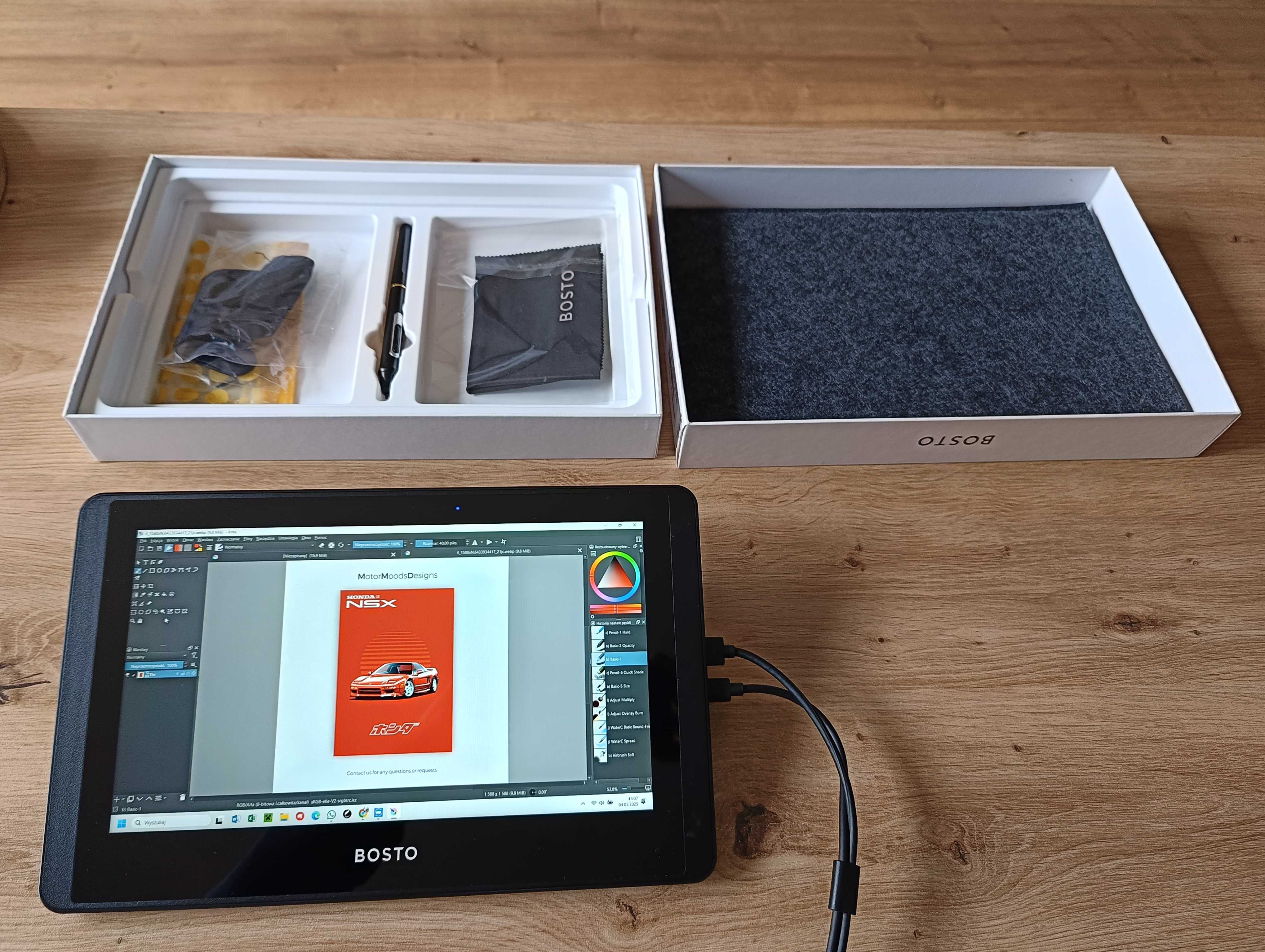 Tablet graficzny 11.6" BOSTO BT-12HD Series STAN IDEALNY